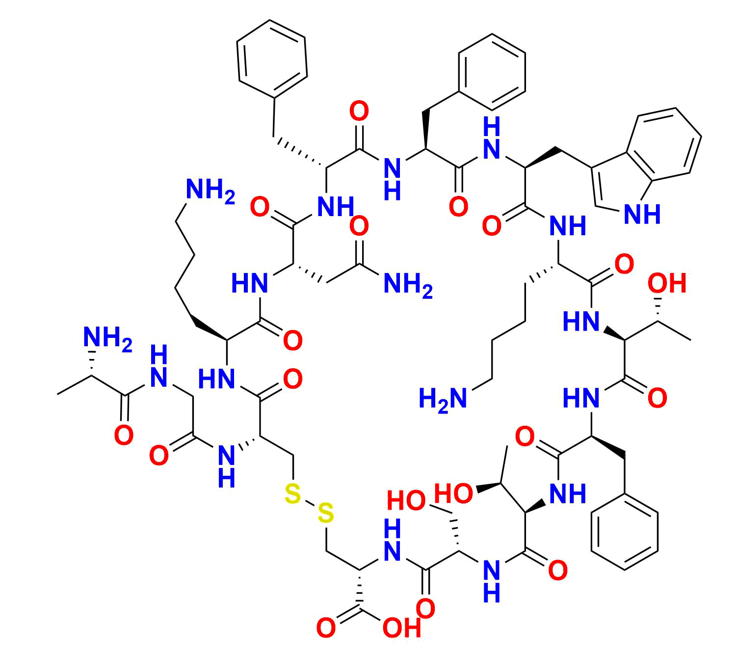 D-Phe(6)-Somatostatin D-Phe(6)-Somatostatin