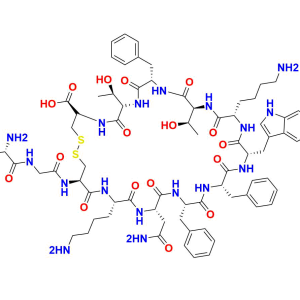 Des-Ser(13)-Somatostatin
