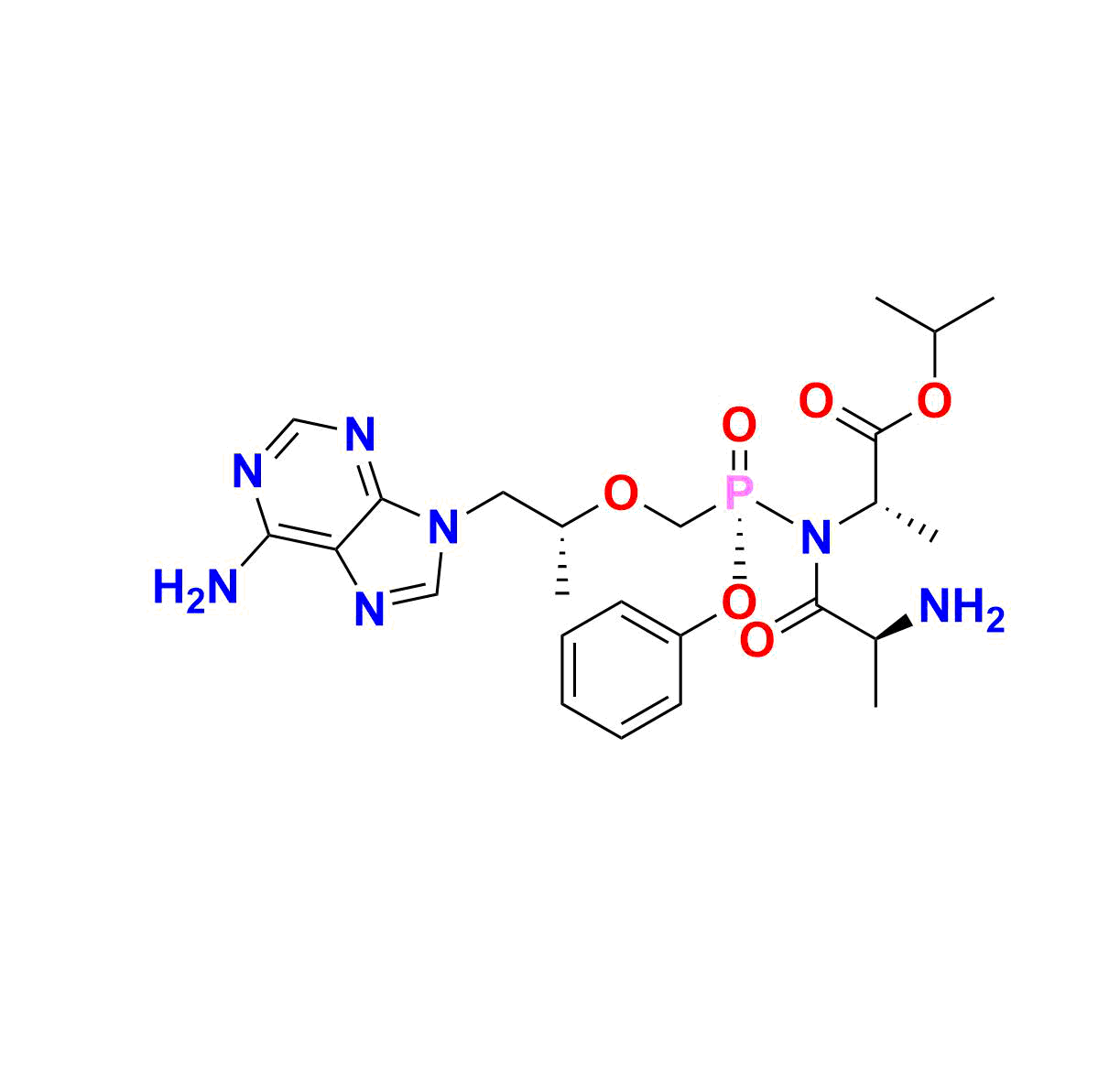 Tenofovir alafenamide Bis alanine Impurity Tenofovir alafenamide Bis alanine Impurity