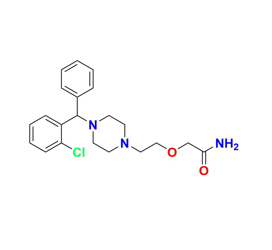 2-(2-(4-((2-Chlorophenyl)(phenyl)methyl)piperazin-1-yl)ethoxy)acetamide