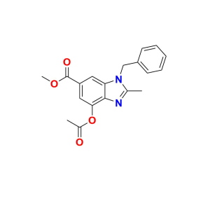 methyl 4-acetoxy-1-benzyl-2-methyl-1H-benzo[d]imidazole-6-carboxylate